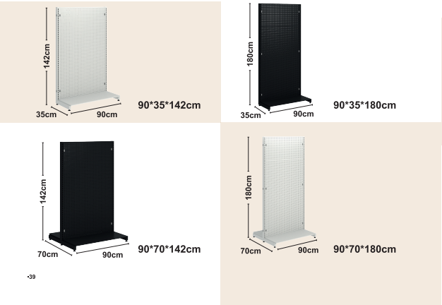 Pegboard Frame Max-hyller