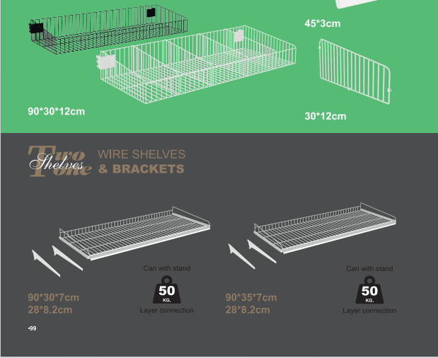 Wire Shelves Brackets
